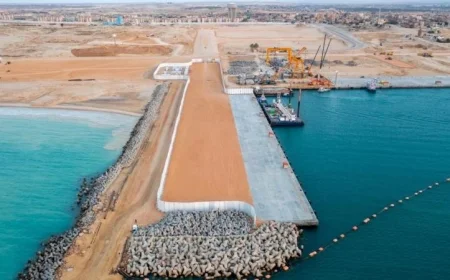 توقف حركة ميناء العريش البحري نتيجة للطقس السيء