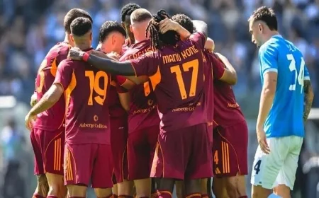 روما يتفوق في ديربي العاصمة بهدف بييلجريني ويهزم لاتسيو في ليلة مشتعلة