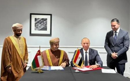 توقيع مذكرة تفاهم بين مصر وسلطنة عمان لتعزيز التعاون في الطيران المدني