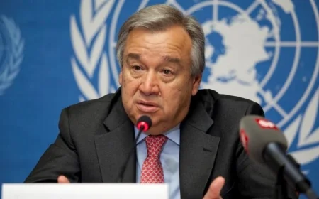 جوتيريش: ضرورة عدم خشية العالم من ردود أفعال إسرائيل