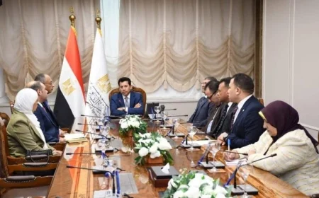 صبحي يوقع بروتوكول تعاون مهم مع هيئة الرقابة على الصادرات