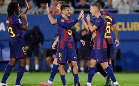 برشلونة يتألق ويسحق خيتافي بثلاثية نظيفة في الدوري الإسباني
