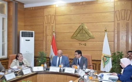 محافظ القليوبية يشارك في اجتماع برئاسة الجيزاوي بمجلس جامعة بنها