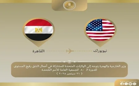 عبد العاطي يشارك في أعمال الجمعية العامة للأمم المتحدة بنيويورك