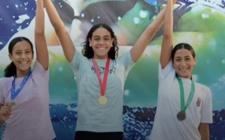 أبطال الزمالك يتألقون في بطولة الجيزة للسباحة بذهبية و5 برونزيات