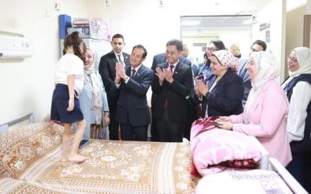 وزارة الصحة تستضيف وزير الصحة السنغافوري في زيارة رسمية إلى معهد ناصر