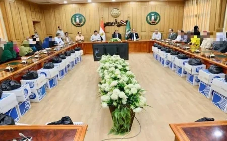 محافظ المنوفية يقدم دعماً مالياً وعينياً لأكثر من 50 حالة إنسانية