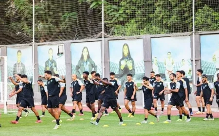 البنك الأهلي يكمل تحضيراته لمواجهة وادي دجلة في الدوري المصري