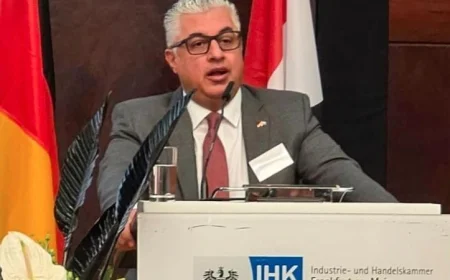 رئيس هيئة قناة السويس يجري محادثات مع مسؤولين ومستثمرين ألمان لتعزيز الشراكات الاقتصادية