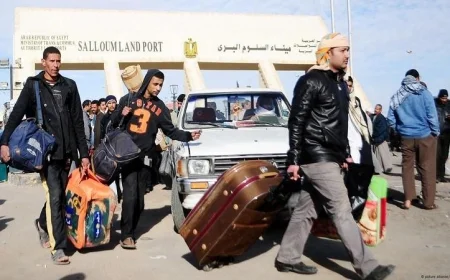 ترحيل 200 مصري من ليبيا بسبب الإقامة غير القانونية