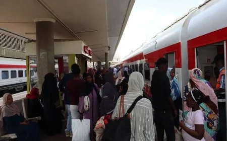 السكة الحديد تسيّر الرحلة التاسعة عشرة لقطارات العودة الطوعية للسودانيين إلى الوطن
