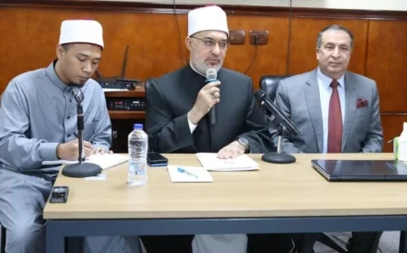 مفتي الجمهورية يكشف عن منهج القاضي في التعامل مع النوازل الحديثة بالصور