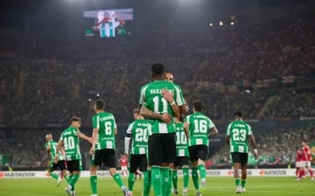 مباراة مثيرة في الدوري الأوروبي تنتهي بتعادل ريال بيتيس مع نوتنجهام فورست