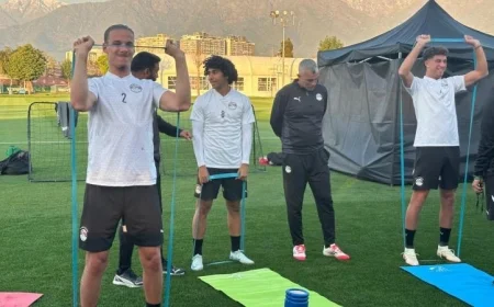 منتخب الشباب تحت 20 سنة يواصل تدريباته بقوة استعدادا لكأس العالم