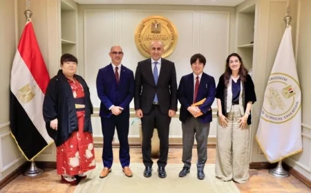 وزير التعليم يبحث تعزيز التعاون التربوي مع جامعة هيروشيما