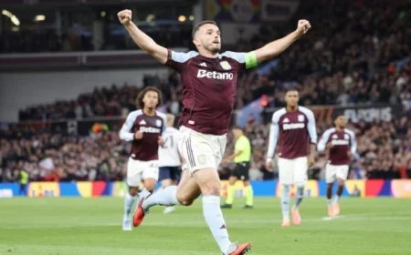 أستون فيلا ينتزع الفوز بصعوبة على بولونيا بهدف ماكجين في الدوري الأوروبي