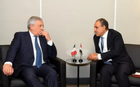 وزير الخارجية يلتقي نظيره الإيطالي لبحث القضايا الإقليمية ذات الاهتمام المشترك