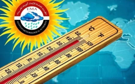 توقعات الأرصاد: طقس حار ورطب نهارًا ومعتدل ليلاً في القاهرة درجة الحرارة العظمى 31