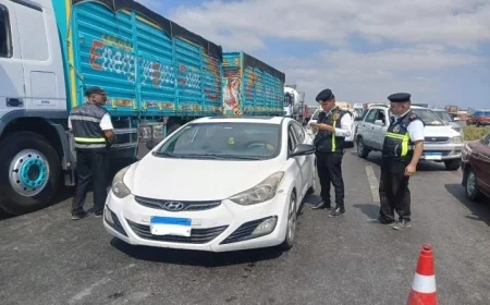 ضبط أكثر من 1000 مخالفة مرورية في محيط الطريق الدائري الإقليمي خلال يوم واحد