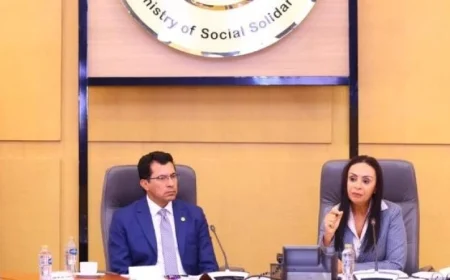 وزيرا الشباب والتضامن يجتمعان في لقاء موسع مع نموذج محاكاة مجلس الشيوخ