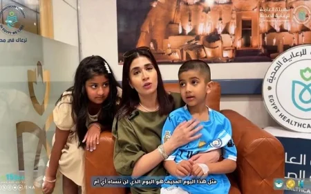 شاهد بالفيديو كيف أنقذت الرعاية الصحية حياة طفل أجنبي في مستشفى شرم الشيخ الدولي