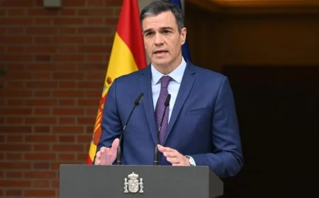 رئيس وزراء إسبانيا يطالب بدعم منح فلسطين عضوية كاملة في الأمم المتحدة