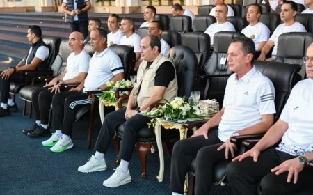 الرئيس السيسي يتفقد الأكاديمية العسكرية في العاصمة الإدارية الجديدة