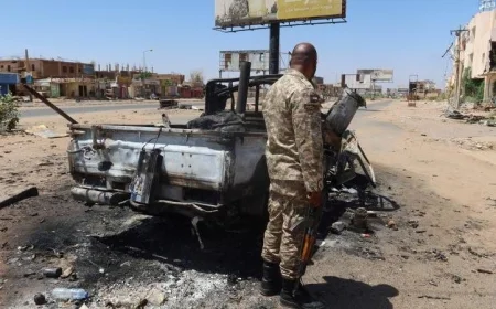 مقتل 15 شخصًا في هجوم بطائرة مسيرة يستهدف سوقًا في دارفور بغرب السودان