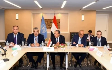 عبد العاطي يجتمع باللجنة اليهودية الأمريكية خلال فعاليات الجمعية العامة للأمم المتحدة