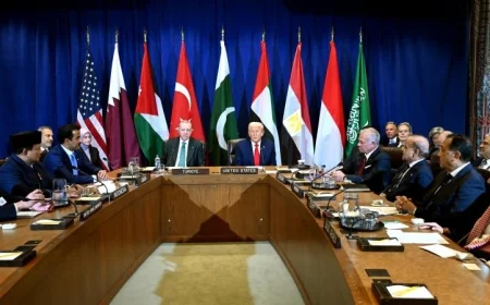 الجامعة العربية ومنظمة التعاون الإسلامي يصدران بيانًا مشتركًا مع الرئيس الأمريكي
