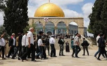 الأردن يستنكر بشدة اقتحام المتطرفين للمسجد الأقصى