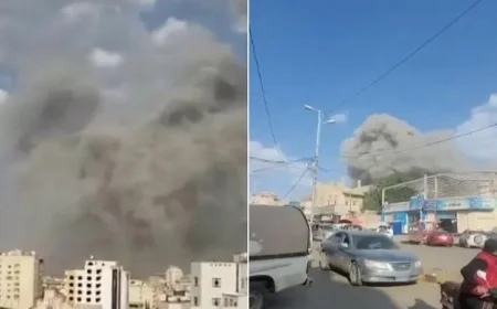 8 قتيلًا و140 جريحًا في هجمات إسرائيلية مكثفة على صنعاء