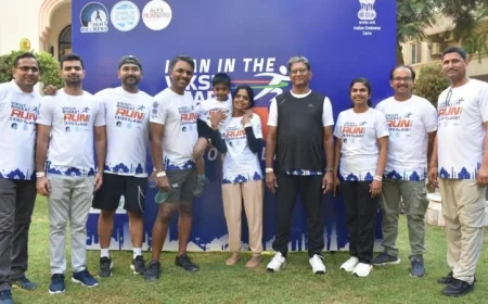 صور مدهشة للسفارة الهندية بالقاهرة تنظم سباقا للجالية الهندية وأبنائهم
