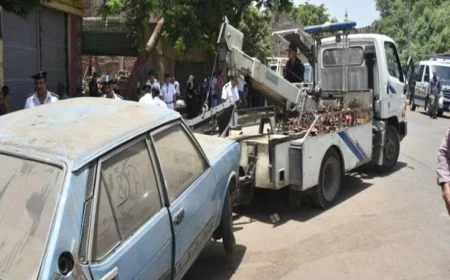 المرور تواصل جهودها في رفع السيارات المتروكة والمتهالكة للحفاظ على سلامة الطرق العامة ومنع الحوادث