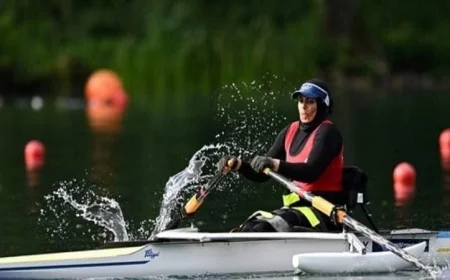 إنجاز عالمي لزهراء محمد في البارا تجديف بختام النهائي وعلاء حسن يحصد المركز الرابع في النهائي ب