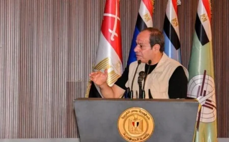 بالفيديو: تفاصيل زيارة الرئيس السيسي للأكاديمية العسكرية المصرية صباح اليوم