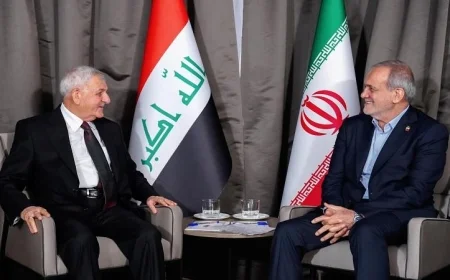 الرئيس العراقي يدعو لتحرك دولي فعال لوقف الحروب والنزاعات