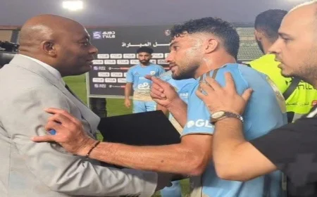 غرامة على ياسر إبراهيم بعد اعتراضه على جائزة رجل المباراة من رابطة الأندية