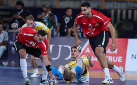 الأهلي يتألق ويهزم سيدني الأسترالي 41-14 في بطولة العالم لكرة اليد