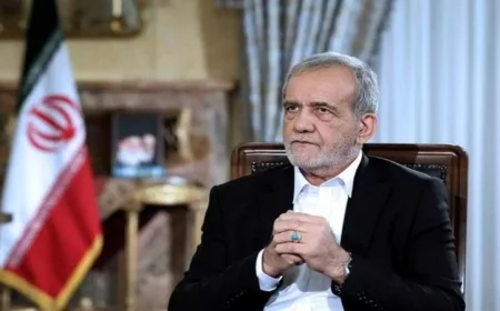 الرئيس الإيراني يؤكد دعمه لاتفاق وقف إطلاق النار في غزة