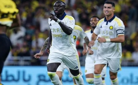 ثنائية “ماني” و”رونالدو” تقود النصر لتصدر دوري “روشن” بفوز مثير على الاتحاد