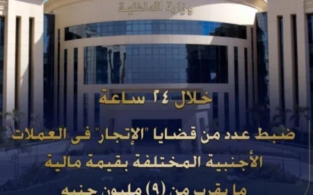 القبض على متورطين في قضايا تداول غير مشروع للنقد الأجنبي بقيمة 9 ملايين جنيه خلال يوم واحد