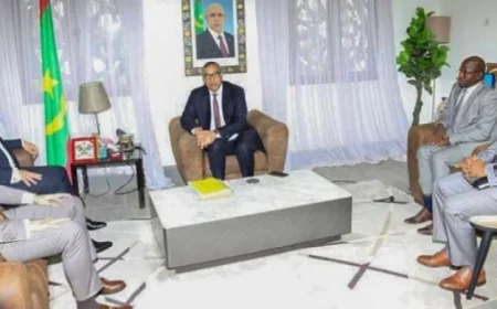 تعزيز التعاون التعليمي محور محادثات السفير المصري في نواكشوط مع وزير التعليم العالي الموريتاني