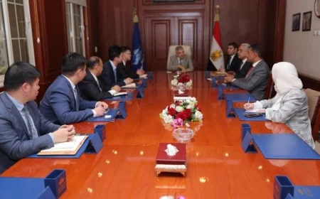 الفريق ربيع يناقش مع CSTC الصينية استراتيجيات تطوير وتوطين الصناعة البحرية في صور حصرية