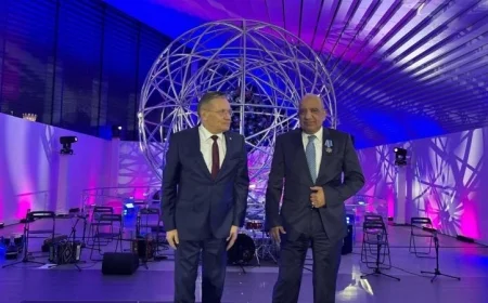 تكريم وزير الكهرباء في موسكو خلال ختام فعاليات الأسبوع الذري العالمي مع صور مميزة