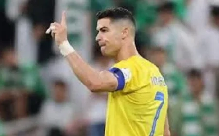 رونالدو يحطم رقم حمد الله القياسي مع نادي النصر السعودي