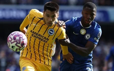 متعة كروية: برايتون يهزم تشيلسي بثلاثية مذهلة في ستامفورد بريدج