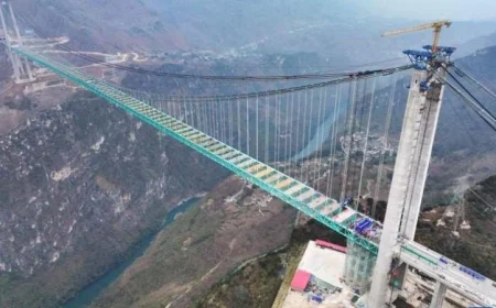 افتتاح أطول جسر في العالم في الصين يفتح أفقًا جديدًا أمام حركة المرور