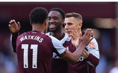 استون فيلا يهزم فولهام 3-1 في الدوري الإنجليزي الممتاز