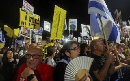 عائلات الأسرى الإسرائيليين تحث نتنياهو على دعم خطة ترامب للسلام في غزة